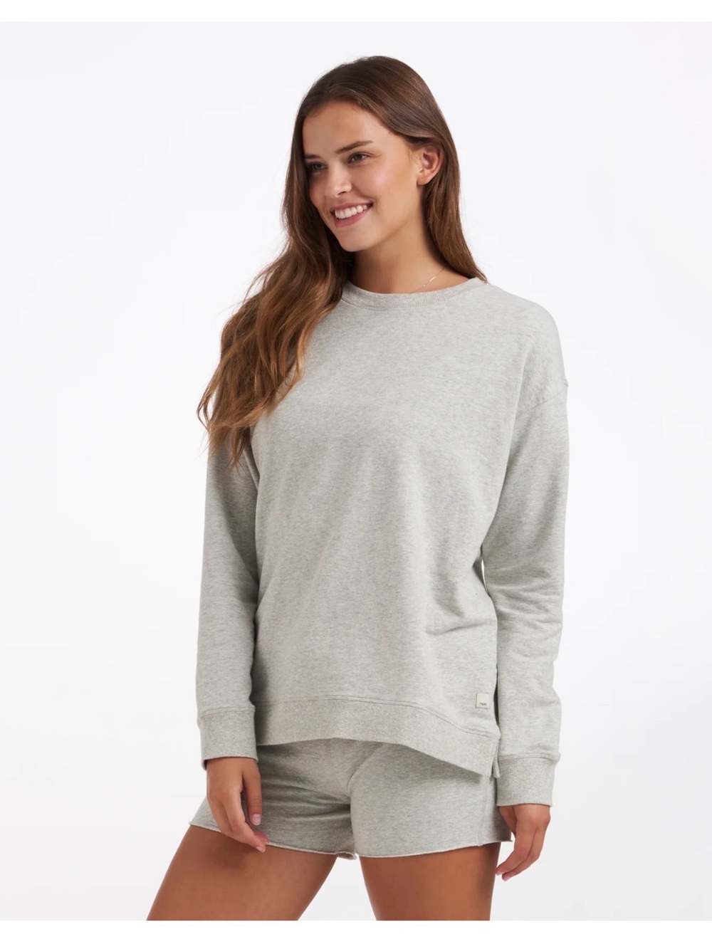 Vuori Laguna Crewneck Sweatshirt - Light Heather Gray Women’s size Large